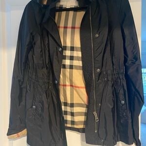 Burberry Black and Cream Check Lining